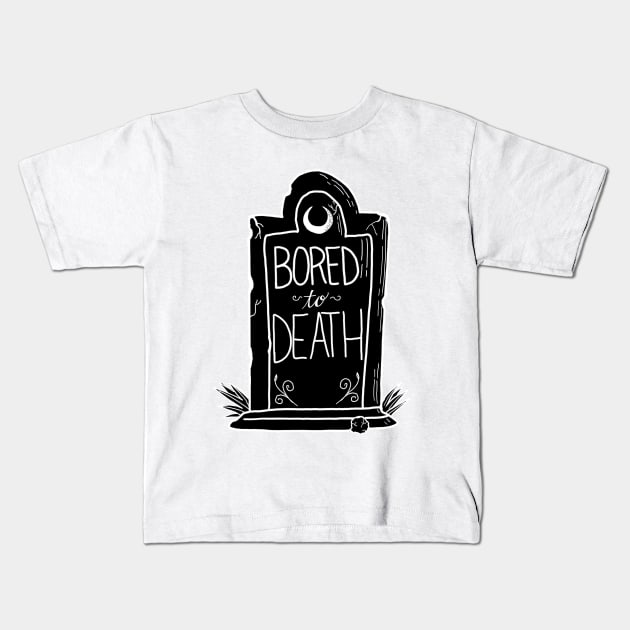 Bored to Death Kids T-Shirt by Katacomb